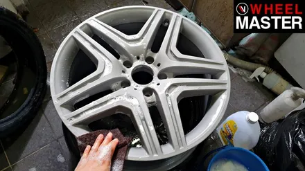 [휠마스터] 림끝이 심하게 갈린 벤츠 g63 amg 차량의 완벽 휠복원 / 일산 휠복원 / 파주,일산