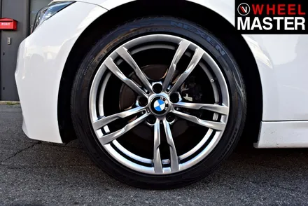 [휠마스터] BMW 320d 굴절수리 및 고스트크롬 분체도장 / 일산 휠복원 / 파주,일산