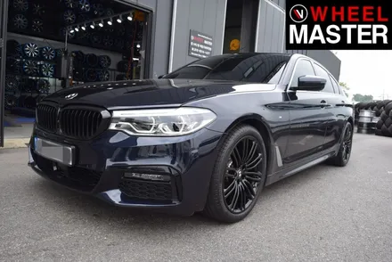 [휠마스터] BMW 520d 블랙유광 휠도색 / 일산 분체도장 / 파주,일산