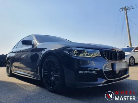 [휠마스터] BMW 540I 19인치 검정유광 1쪽 복원 / BMW 분체도장 / 파주,일산
