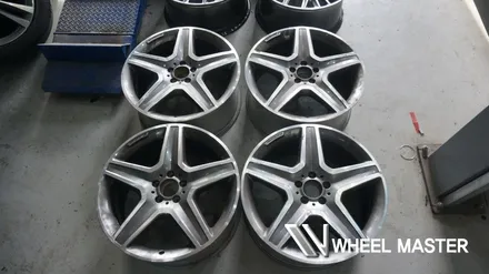 벤츠 gle350d amg 20인치 휠 블랙폴리시 휠복원 / 파주,일산