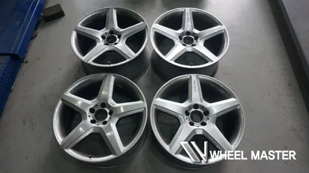 벤츠 cls63amg 휠 하이퍼실버도색 + 휠마스터 일산 / 파주,일산