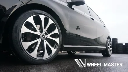 벤츠 b200 휠 차량에 벤츠 e300 휠 블랙 폴리시 휠복원 작업 후 장착 / 파주,일산