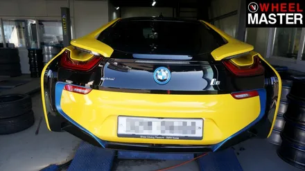BMW i8 의 블랙유광 휠도색 후기 / 파주,일산