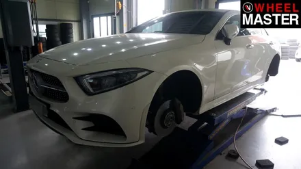 [휠마스터] 휠에 충격을 받아 생긴  휠굴절을 수리해보자!! / 벤츠 CLS400d / 일산 휠수리 / 파주,일산