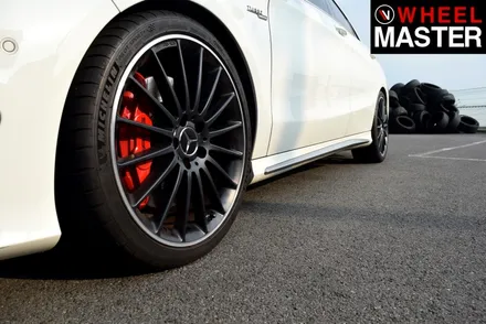 [휠마스터] 핸들에서 진동이 느껴지는 벤츠 CLA45 AMG 차량의 휠굴절수리 후기 / 파주,일산