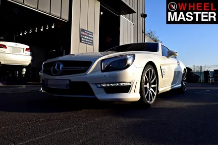 [휠마스터] 휠에 굴절이 심하게 생긴 벤츠 SL63 AMG 차량의 휠수리 후기 / 일산 휠수리 / 파주,일산