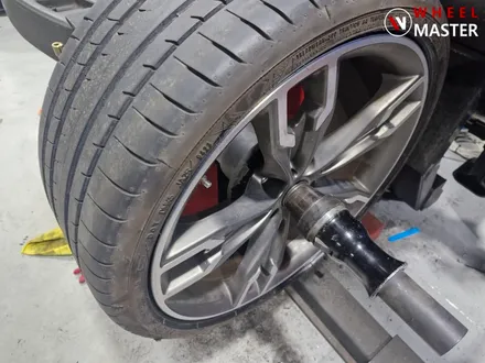 일산 휠수리 / BMW M550i 668M 열변형없는 휠굴절수리 / 파주 휠마스터 / 파주,일산,고양,김포,의정부,동두천