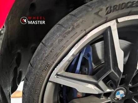 BMW M850I 895M 20인치 포트홀 사고로인한 휠교체 및 하이퍼실버 분체도장 / 파주,일산