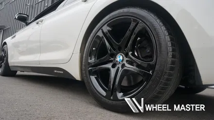 bmw 640d 휠 19인치 검정 유광 휠도색 / 파주,일산