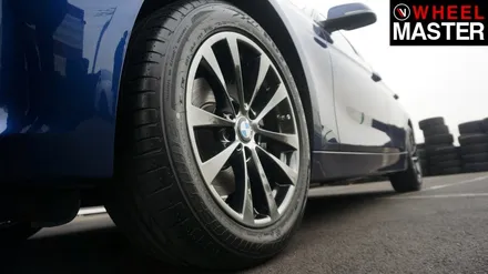 신차 출고 직후 고스트크롬 컬러로 휠도색을 진행한 BMW 320d / 일산 휠도색 / 파주,일산