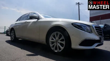 휠기스가 생긴 휠을 새롭게 교체한 벤츠 E220d / 일산 휠도색 / 파주,일산