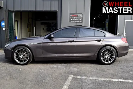 [휠마스터] 고스트크롬 컬러로 휠복원 한 모터스포츠 휠을 장착한 BMW 640i / 일산 휠복원 / 파주,일산