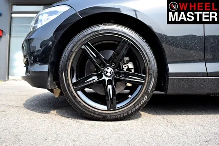 [휠마스터] BMW 118d 블랙유광 휠도색 후기 / 일산 휠복원 / 파주,일산