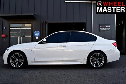 [휠마스터] BMW 320d 굴절수리 및 고스트크롬 분체도장 / 일산 휠복원 / 파주,일산