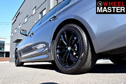 [휠마스터] BMW 520d 블랙유광 분체도장 후기 / 일산 휠복원 / 파주,일산