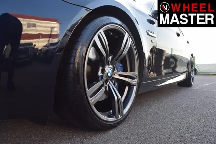 [휠마스터] BMW M550d 퓨터그레이 휠복원 및 휠굴절수리 / 일산 분체도장 / 파주,일산