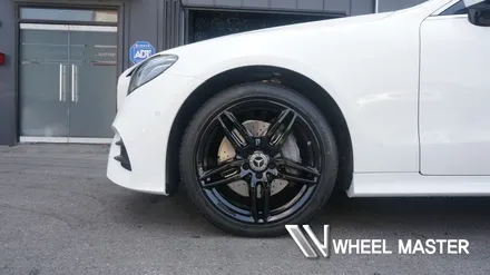 벤츠 e220d 휠 쿠페 19인치 휠 검정유광 휠도색 / 파주,일산