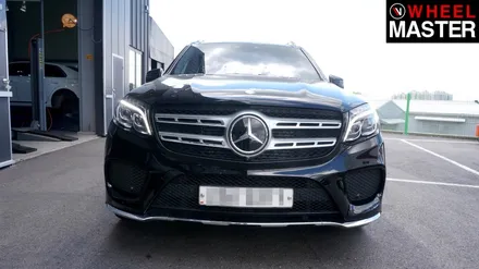 벤츠 gls350d 차량의 컷팅휠을 기스제거 후 퓨터그레이 컬러로 휠도색 / 파주,일산
