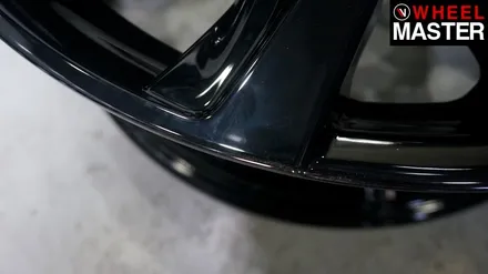 기스가 생긴 다이아몬드컷팅휠을 검정유광 도장휠로 휠복원한 렉서스 RX450h / 일산 휠복원 / 파주,일산