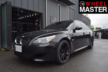[휠마스터] BMW M5 휠굴절수리 및 블랙유광 휠도색 / 일산 분체도장 / 파주,일산