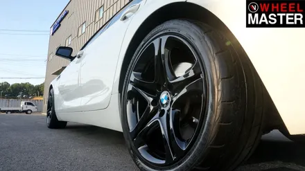 BMW 640d 차량의 검정유광 자동차휠도색 후기 / 일산휠복원 / 파주,일산