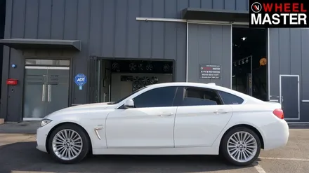 휠 한짝에만 있는 기스도 감쪽같이 완벽복원 / 일산휠복원 / BMW420d / 파주,일산