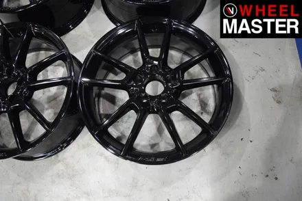 [휠마스터] 벤츠 C43 AMG 휠굴절수리 및 블랙유광 휠도색 / 일산 휠복원 / 파주,일산