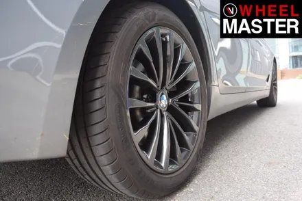 [휠마스터] BMW 520d 휠복원 및 검메탈 분체도장 / 일산 휠도색 / 파주,일산
