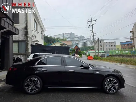 벤츠 신형 E클래스 W214 E350e 주차기스로 인한 다이아컷팅휠복 / 파주,일산