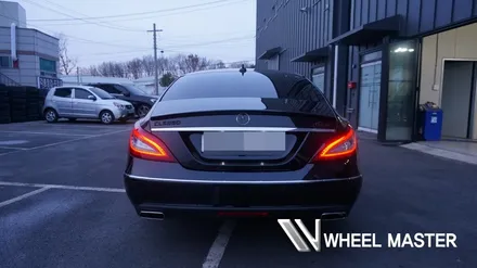 벤츠 cls350 휠 19인치 휠 도색 검메탈 작업 / 파주,일산