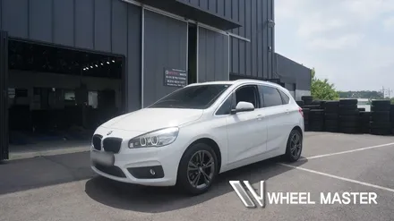 휠도장. 완벽하게 BMW 218D 휠. 퓨터그레이 도색 휠마스터 / 파주,일산