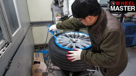 새 휠처럼 휠복원을 한 아우디 A8 / 일산휠복원 / 파주,일산