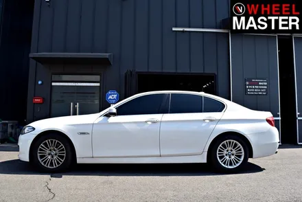 [휠마스터] 휠 한짝에 스크레치가 생긴 BMW 520d 차량의 깔끔한  휠복원 후기 / BMW휠복원 / 파주,일산