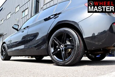 [휠마스터] BMW 118d 블랙유광 휠도색 후기 / 일산 휠복원 / 파주,일산