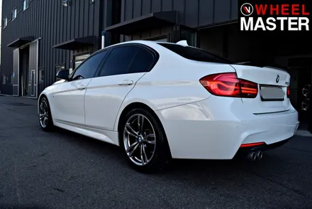 [휠마스터] BMW 320d 굴절수리 및 고스트크롬 분체도장 / 일산 휠복원 / 파주,일산