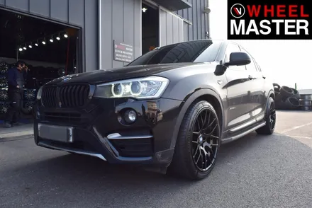 [휠마스터] BMW X4 휠기스복원 및 블랙유광 분체도장 / 일산 휠도색 / 파주,일산