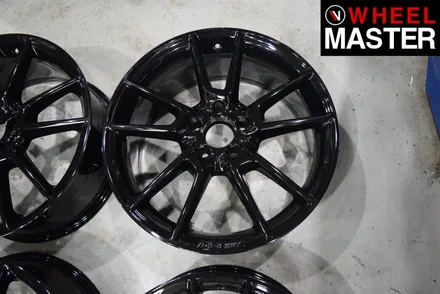 [휠마스터] 벤츠 C43 AMG 휠굴절수리 및 블랙유광 휠도색 / 일산 휠복원 / 파주,일산
