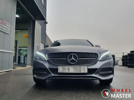 [휠마스터] 벤츠 C220 17인치 검정유광 분체도장 / 일산 분체도장 / 파주,일산