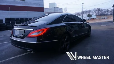 벤츠 cls350 휠 19인치 휠 도색 검메탈 작업 / 파주,일산