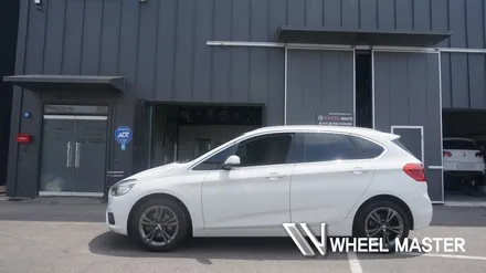 휠도장. 완벽하게 BMW 218D 휠. 퓨터그레이 도색 휠마스터 / 파주,일산