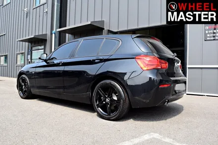 [휠마스터] BMW 118d 블랙유광 휠도색 후기 / 일산 휠복원 / 파주,일산