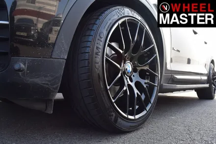 [휠마스터] BMW X4 휠기스복원 및 블랙유광 분체도장 / 일산 휠도색 / 파주,일산