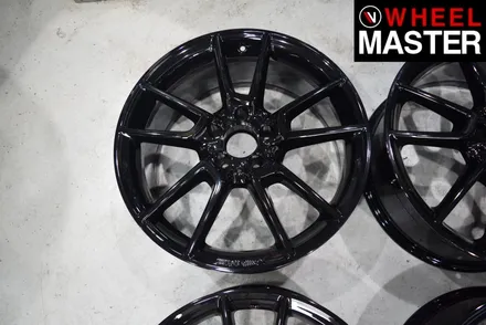 [휠마스터] 벤츠 C43 AMG 휠굴절수리 및 블랙유광 휠도색 / 일산 휠복원 / 파주,일산
