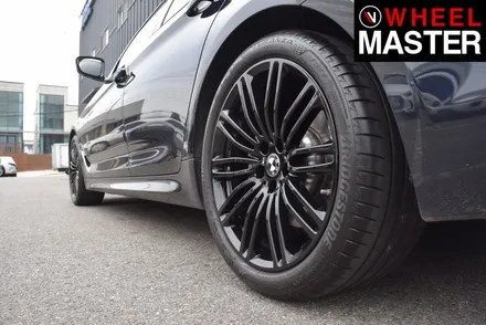 [휠마스터] BMW 520d 블랙유광 휠도색 / 일산 분체도장 / 파주,일산