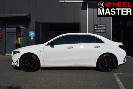 [휠마스터] 벤츠 A클래스 AMG 블랙유광 휠도색 / 일산 분체도장 / 파주,일산