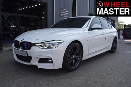 [휠마스터] BMW 320d 휠복원 및 검메탈 휠도색 / 일산 분체도장 / 파주,일산