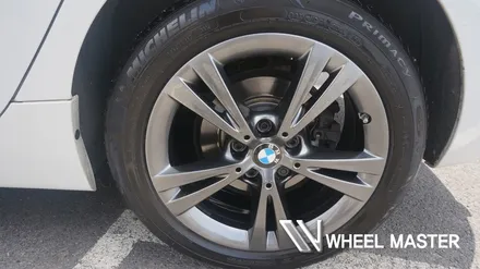 휠도장. 완벽하게 BMW 218D 휠. 퓨터그레이 도색 휠마스터 / 파주,일산