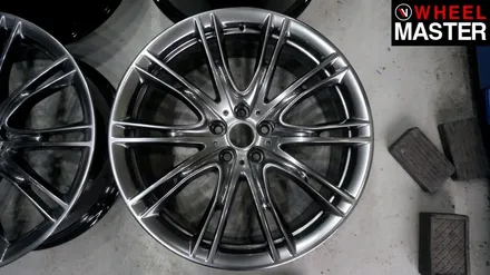 BMW 750Li 차량의 휠복원 및 고스트크롬 휠도색 후기 / 일산 휠복원 / 파주,일산