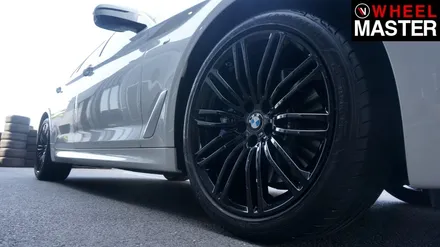 [휠마스터] BMW 530i 차량의 검정유광 휠도색 후기 / 일산 휠도색 / 파주,일산